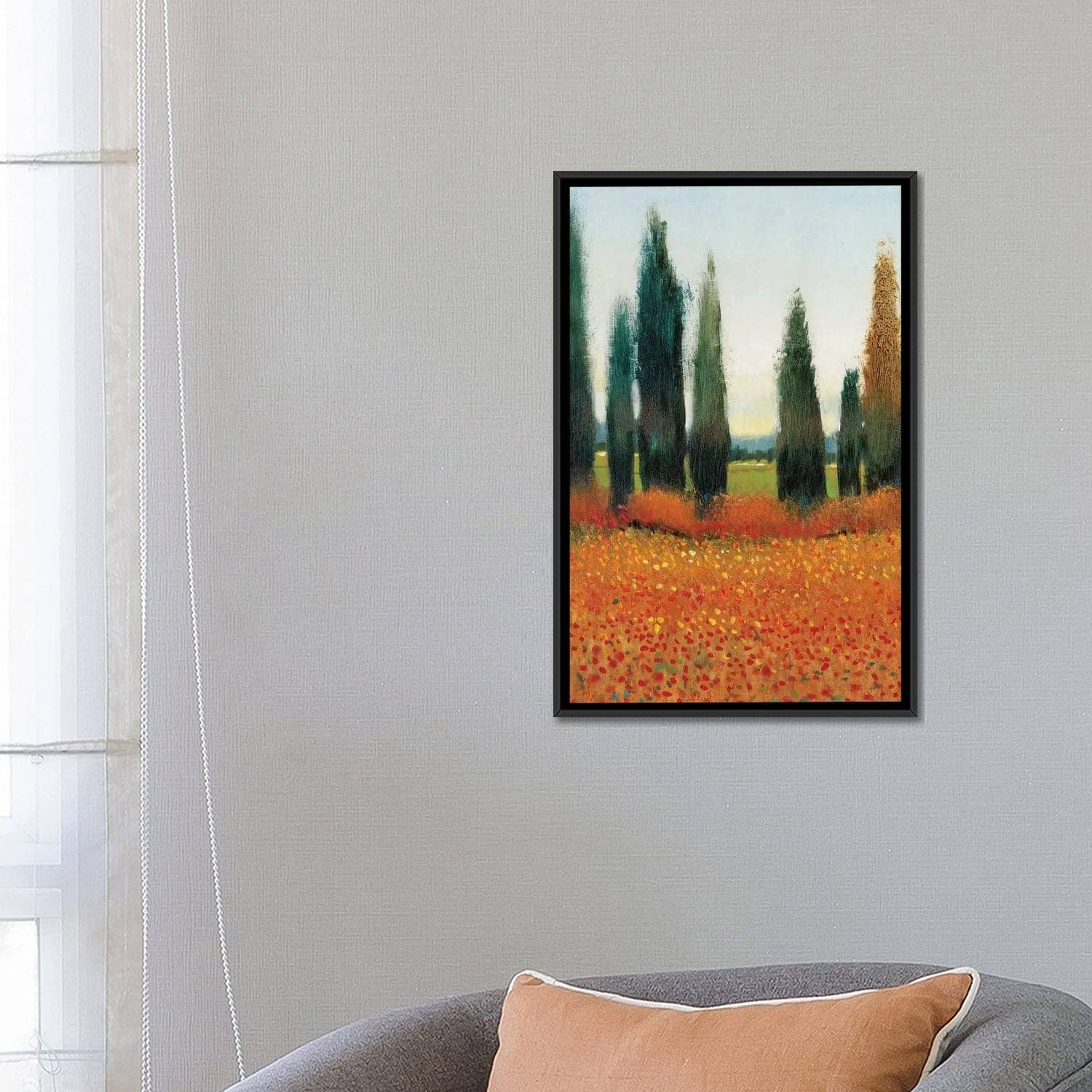 iCanvas "Cypress Trees I" by Tim OToole Framed Canvas Print Bed Bath